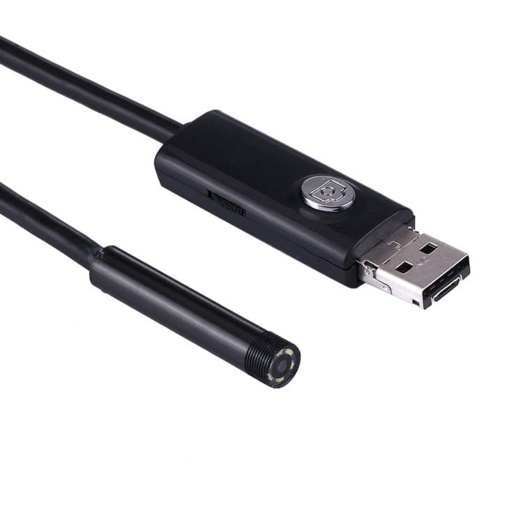2 in 1 Micro USB & USB Endoscope Waterproof Snake Tube Inspection Camera with 6 LED for Newest OTG Android Phone, Length: 5m, Lens Diameter: 5.5mm