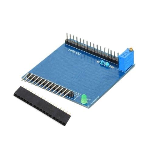 1602 LCD Expansion Board Adjustable Shield with Potentiometer for Arduino - Blue