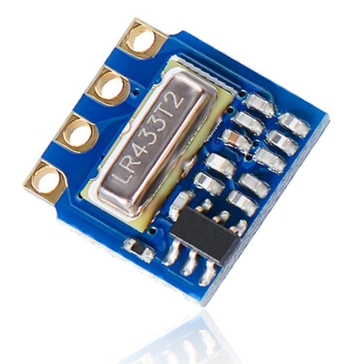 LandaTianrui LDTR-GN004 Mini 433MHz RF Transmitter Receiver Module with Spring Antennas for Arduino (Blue)