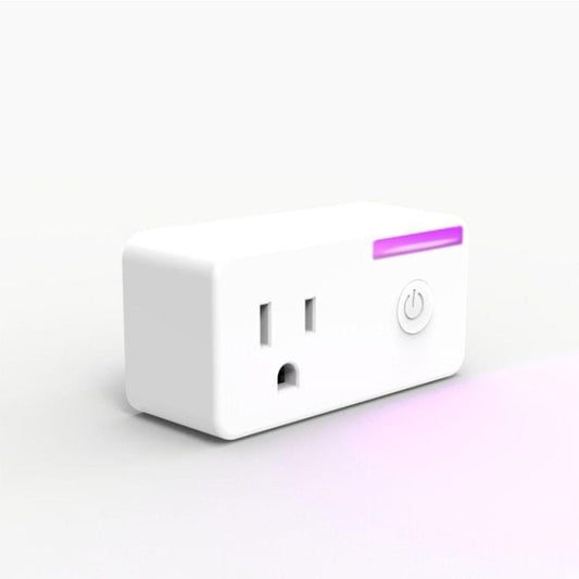 10A WiFi 2.4GHz APP Remote Control Timing Smart Socket Works with Alexa & Google Home, AC 110-250V, US Plug