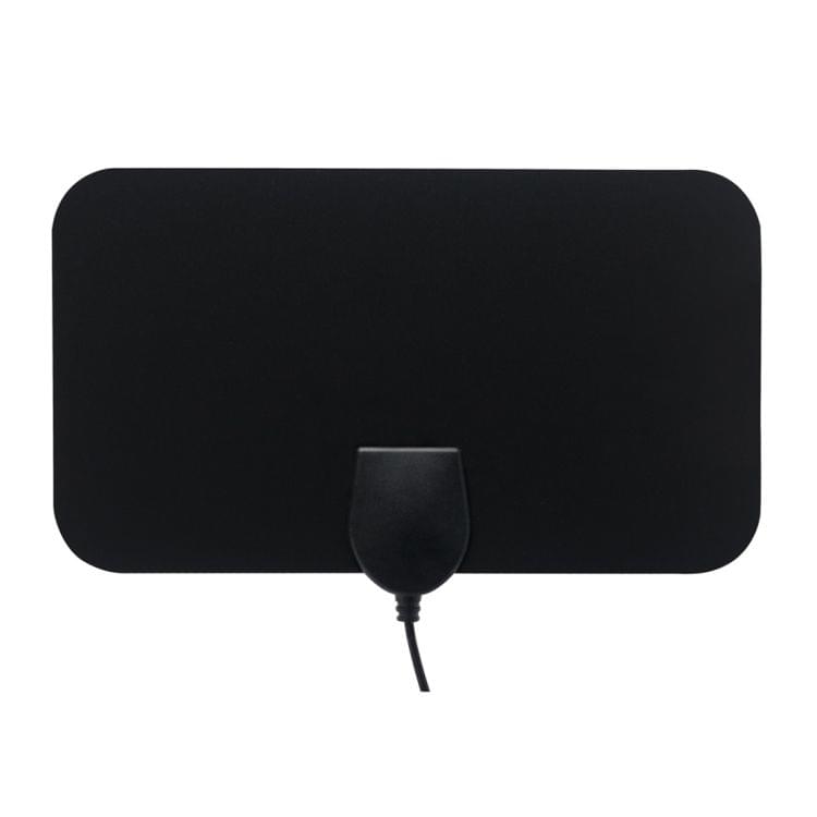 AN-1001 5dBi/25dBi Indoor  HDTV Antenna with Dual-side Sticker, VHF170-230/UHF470-862MHz(Black)