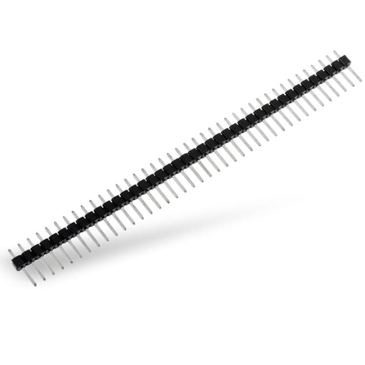 6 PCS 40-pin 2.54mm Breakaway Straight Male PCB Header - Colormix