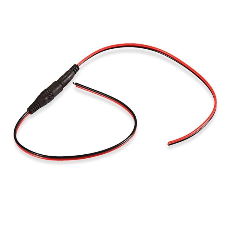 LDTR - PJ0007 DC 12V Power Connector for Video 5.5 x 2.1mm Female + Male - Black