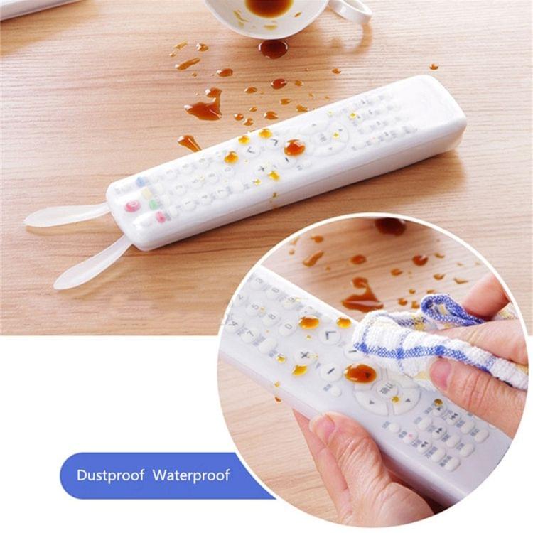 5 PCS Rabbit Design Short Air Conditioning / TV / Smart TV Box Remote Control Waterproof Dustproof Silicone Protective Cover, Size: 12*5*1.8cm