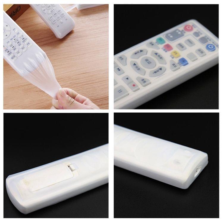 5 PCS Rabbit Design Short Air Conditioning / TV / Smart TV Box Remote Control Waterproof Dustproof Silicone Protective Cover, Size: 12*5*1.8cm