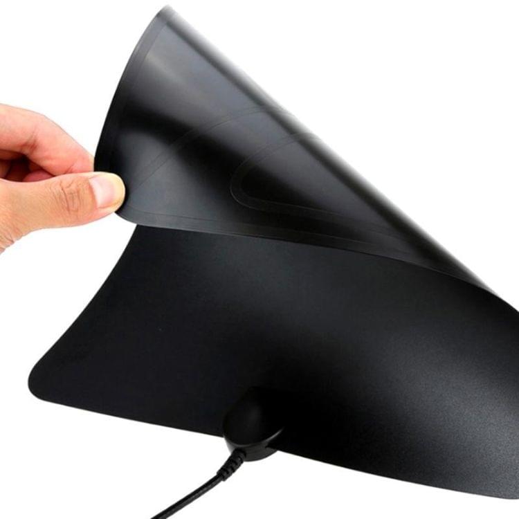 TY33 50 Miles Range 28dBi High Gain Amplified Digital HDTV Indoor TV Antenna with 4m Coaxial Cable & LED Light