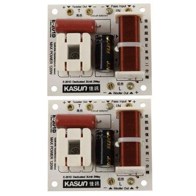 2x 120W Hi-Fi Series Speaker Frequency Divider, 2-Way 2-Unit (2pcs in one packing, the price is for 2pcs)