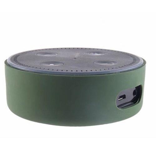 Amazon Echo Dot 2 Intelligent Bluetooth Speaker Shockproof Silicone Case(Army Green)
