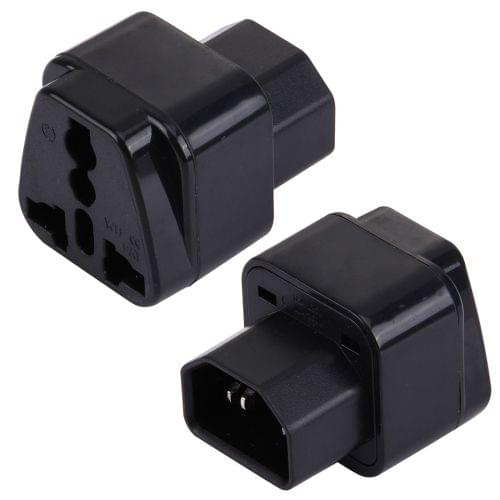 WD-320 Portable Universal Plug to C13-C14 Socket Adapter Power Travel Converter
