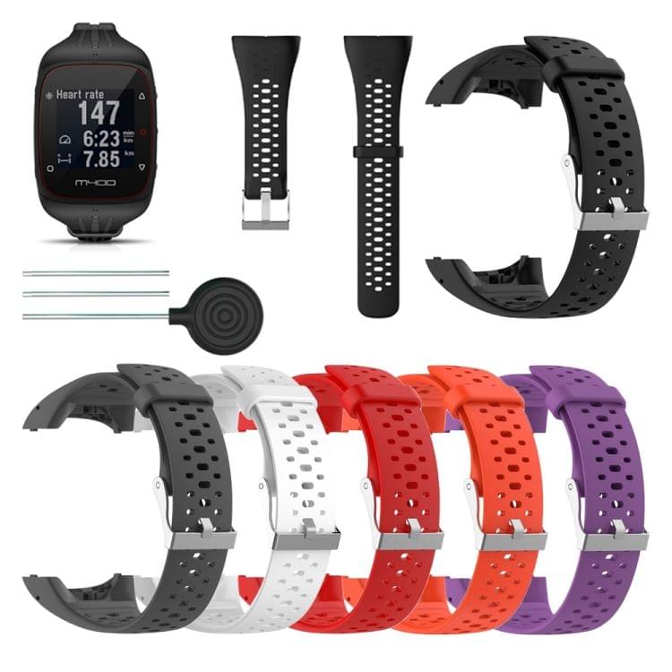 Silicone Sport Wrist Strap for POLAR M400 / M430 (Grey)