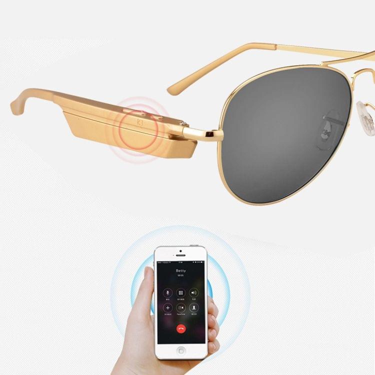 k3a  Bluetooth Glasses Polarized Intelligent Gloden Black  Glasses With Bluetooth 4.1