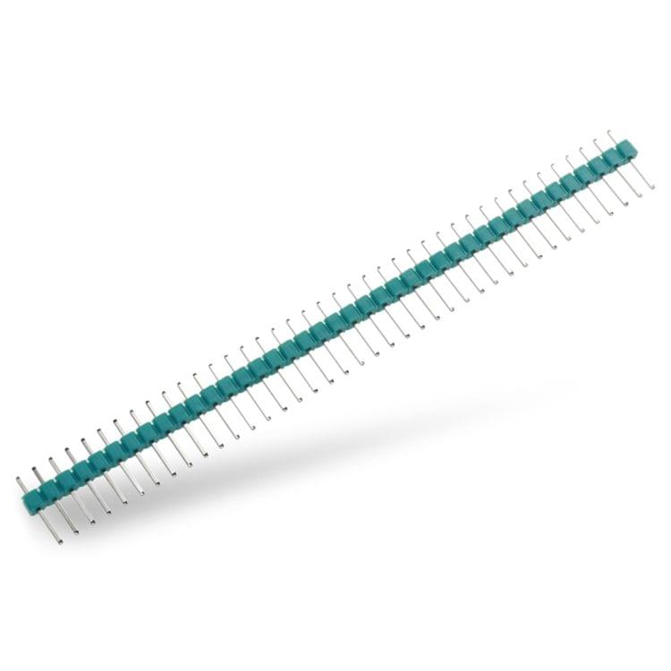 5 PCS 40-pin 2.54mm Breakaway Straight Male PCB Header(Green)