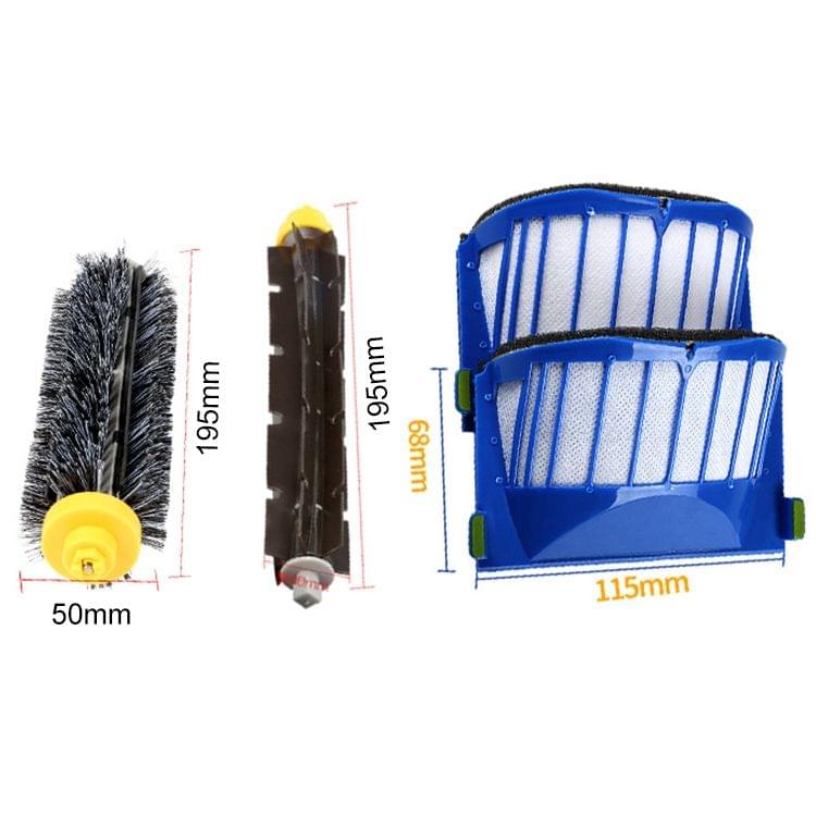 Sweeping Robot Accessories Filter 595 650 690 528 Side Brush Roller Brush for irobot 500 600