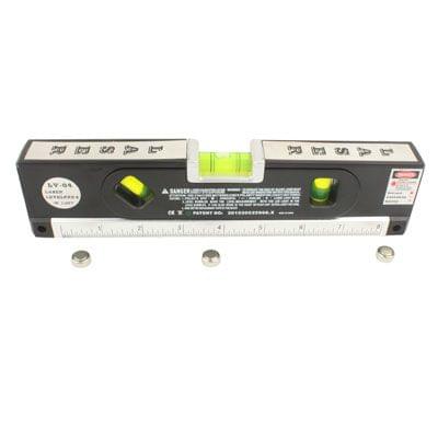 Laser Level with Tape Measure Pro 4 (100cm) / Level Bubbles with LED Light, LV-04