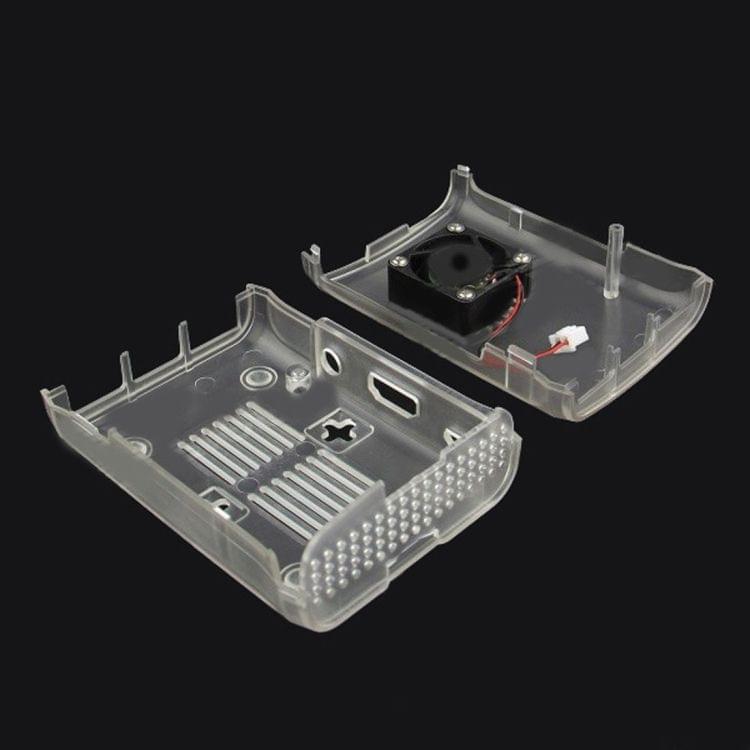 LDTR - WG0075 ABS Enclosure Box / Cooling Fan Kit for Raspberry Pi 2 Model B(Transparent)