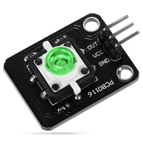 Landa Tianrui LDTR - HM004 Tact Switch Module with LED Indicator Light(Green)