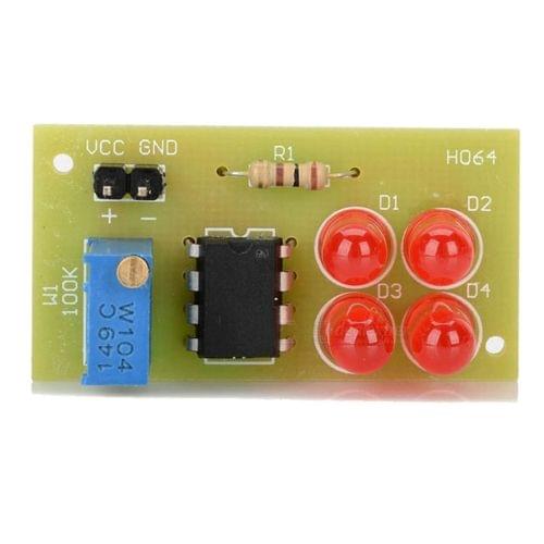4P DIY Electronic Building Block LED Breathing Light Application Module