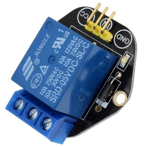 LandaTianrui LDTR-RM06 5V Single Relay Module Compatible with Arduino(Black)