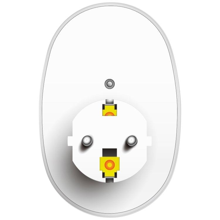 OUKITEL P2 3680W 100-240V Wi-Fi 2.4GHz APP Remote Timing WiFi Smart Socket, EU Plug(White)