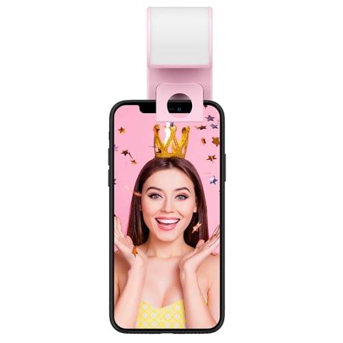 Benks L24 Mobile Phone Selfie Fill-in Light Holder for Live Broadcast (Pink)