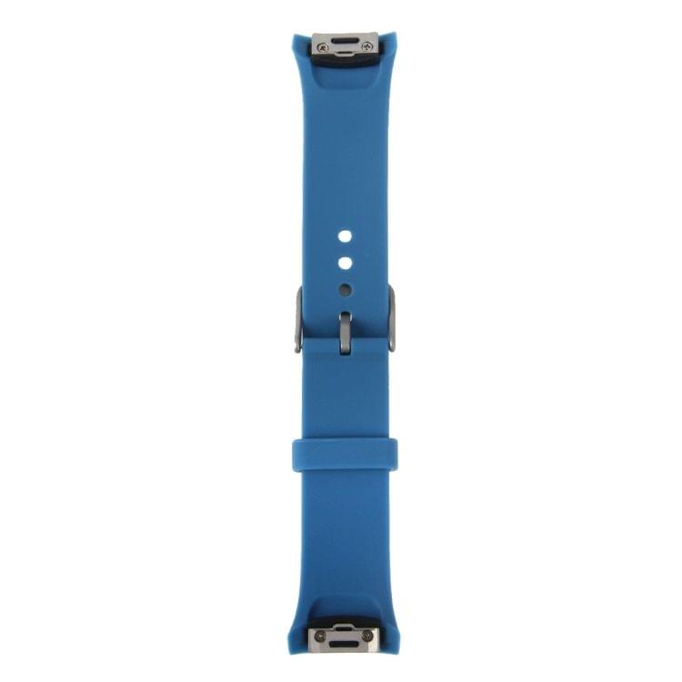 For Samsung Gear S2 Watch Solid Color Silicone Watchband(Blue)