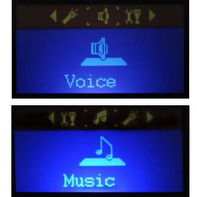 TF (Micro SD) Card Slot MP3 Player with LCD Screen, Metal Clip(Magenta)
