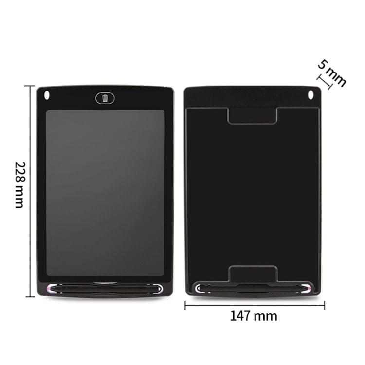 CHUYI Portable 8.5 inch LCD Writing Tablet Drawing Graffiti Electronic Handwriting Pad Message Graphics Board Draft Paper with Writing Pen, CE / FCC / RoHS Certificated(Black)