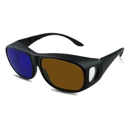Brown Blue-Amber Cyan 3D Anaglyph Simple Style Plastic 3D Glasses for 3D Movies Games