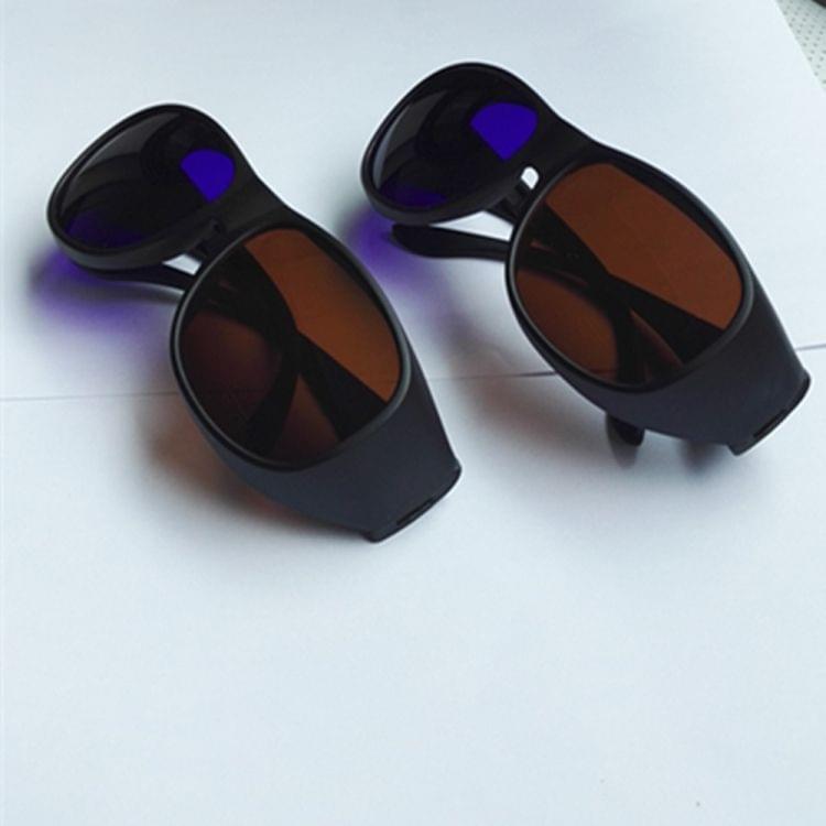 Brown Blue-Amber Cyan 3D Anaglyph Simple Style Plastic 3D Glasses for 3D Movies Games