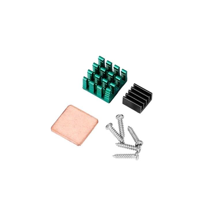 LDTR - WG0011 ABS Case Protective Box with Heat Sink for Raspberry Pi 3 Model B / 2B / B + - Black