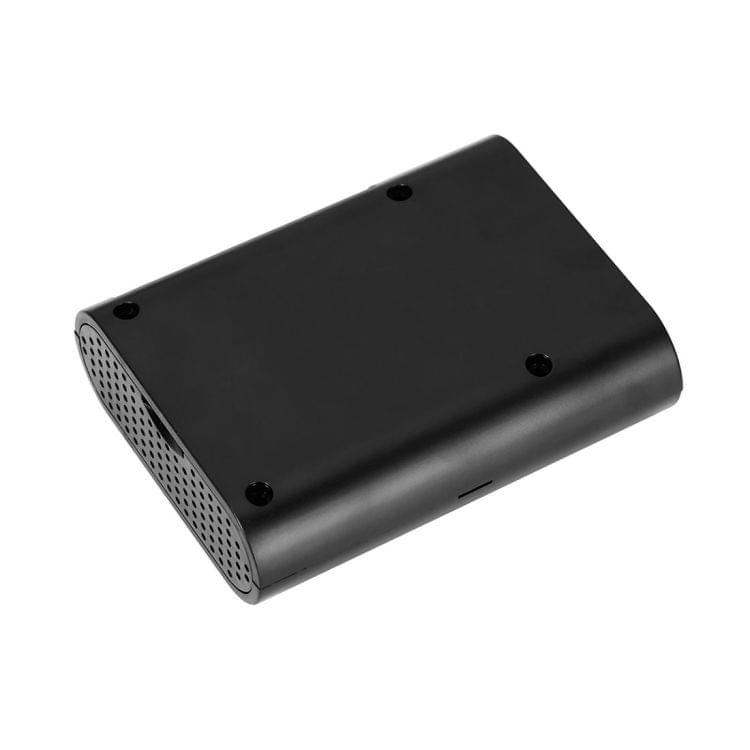LDTR - WG0011 ABS Case Protective Box with Heat Sink for Raspberry Pi 3 Model B / 2B / B + - Black