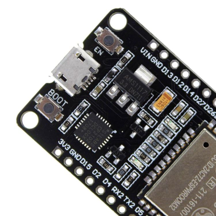 LandaTianrui LDTR-WG0132 WiFi + Bluetooth Ultra-low Power Consumption ESP-32 / ESP-32S Module Dual Cores Development Board (Black)