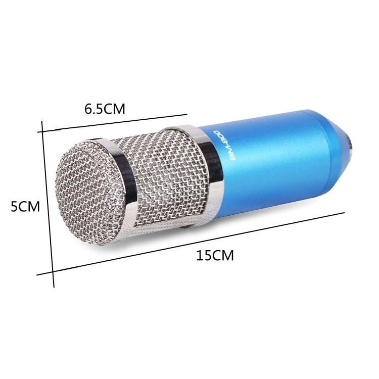 BM-800 3.5mm Studio Recording Wired Condenser Sound Microphone with Shock Mount