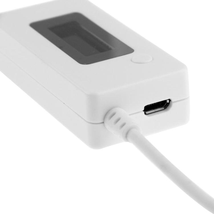 KCX-017 Mini Mobile Power Capacity Tester(White)
