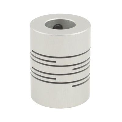 CNC Stepper Motor Flexible Coupling Coupler (10x10mm)(Silver)