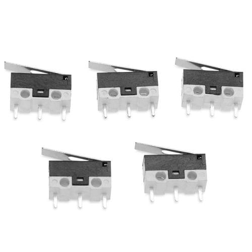 5 PCS 3D Printer Mechanical Limit Switch with Push Button