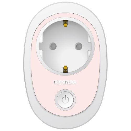 OUKITEL P2 3680W 100-240V Wi-Fi 2.4GHz APP Remote Timing WiFi Smart Socket, EU Plug(Pink)