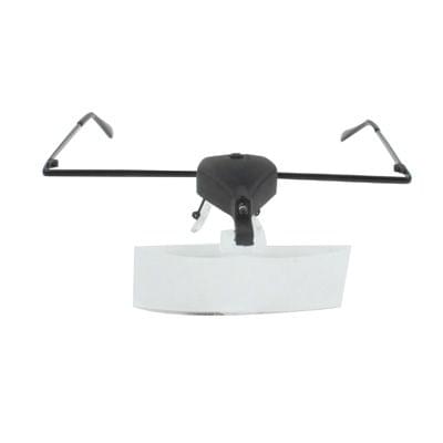 1.5X / 2.5X / 3.5X Magnifier Glasses with LED Light(Black)