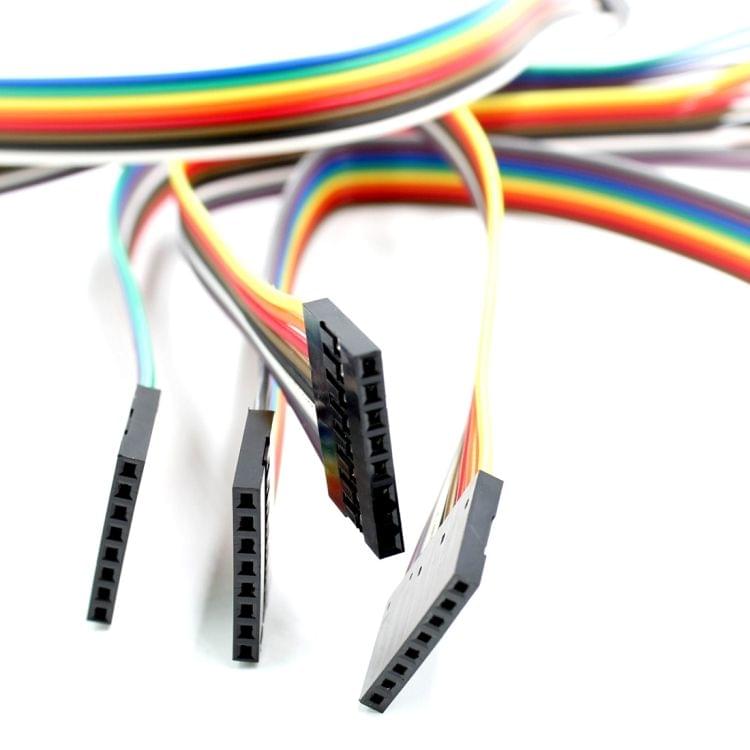 5 PCS 21cm LDTR - YJ012 8 Pin Jumper Cable Female to Female Dupont Wire for Arduino