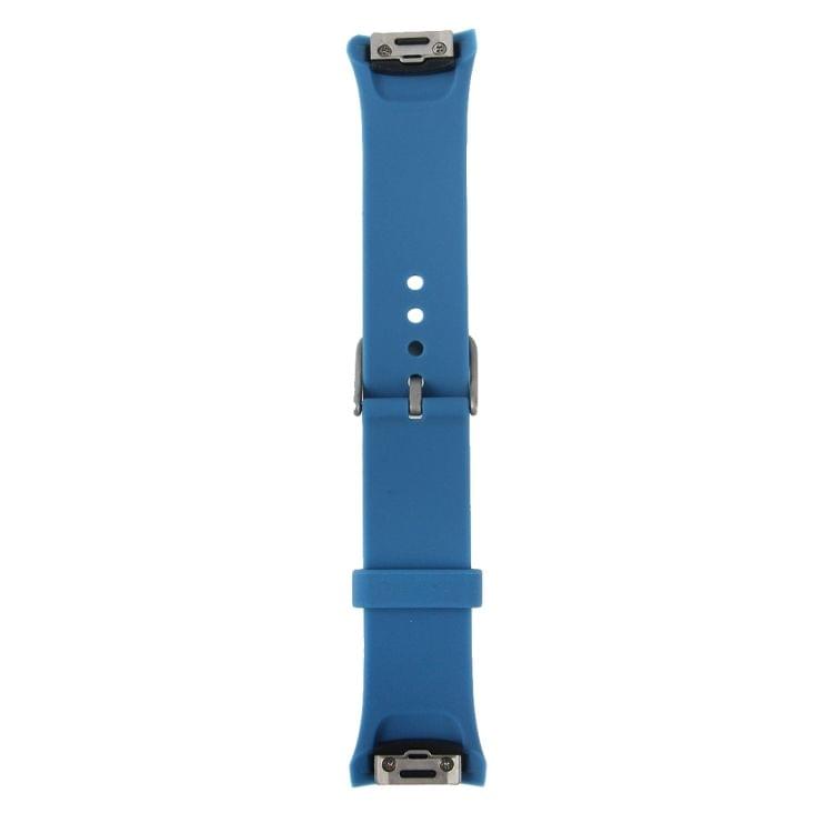 For Samsung Gear S2 Watch Silk Printing Silicone Watchband(Blue)