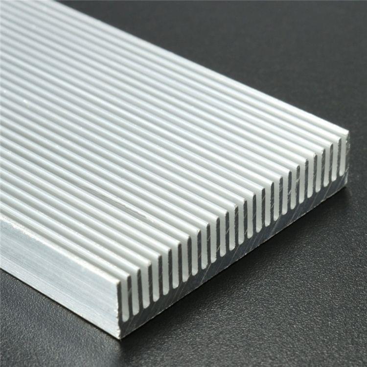 Aluminum Heat Sink Cooler  Fin with 26 Fin for High Power LED Amplifier Transistor, Size: 100x41x8mm