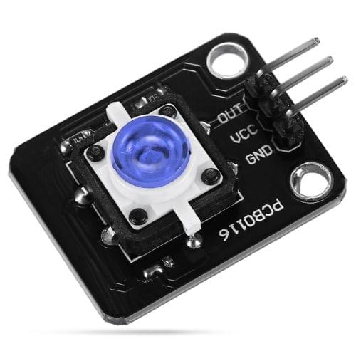 Landa Tianrui LDTR - HM004 Tact Switch Module with LED Indicator Light(Blue)