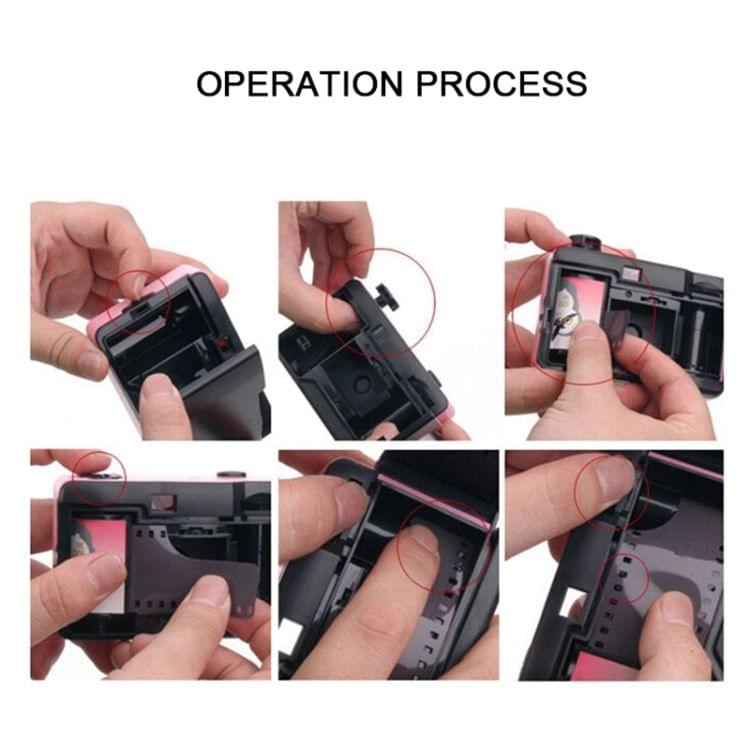 SUC4 British Flag Pattern Retro Film Camera Mini Point-and-shoot Camera for Children 5m Waterproof