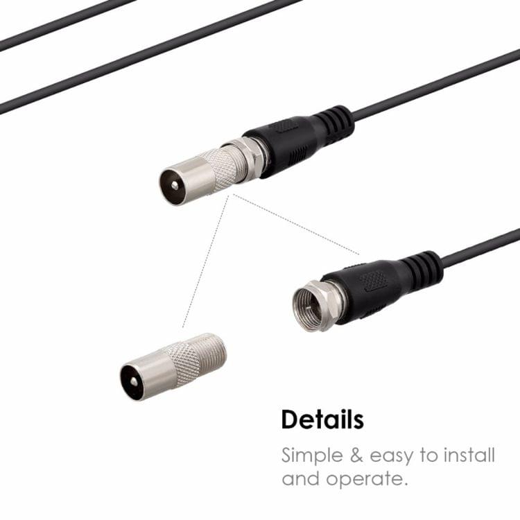 TY13 50 Miles Range 10dBi High Gain Amplified Digital Flat HDTV Indoor TV Antenna with 3.7m Coaxial Cable
