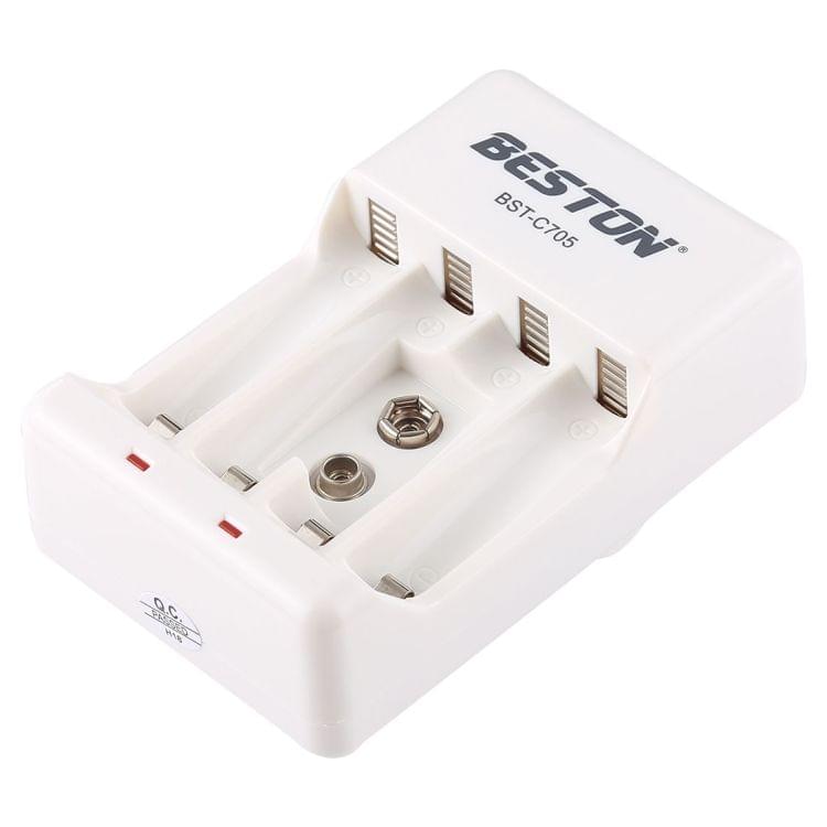 BESTON AC 220V 50Hz Battery Charger for for AA / AAA / 9V Ni-MH / Ni-Cd Battery, EU Plug
