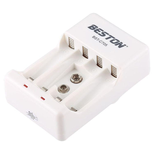 BESTON AC 220V 50Hz Battery Charger for for AA / AAA / 9V Ni-MH / Ni-Cd Battery, EU Plug