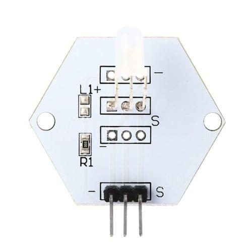LDTR - 0011 5mm RGB LED Module Red / Green Two-color Common Cathode for Arduino - White