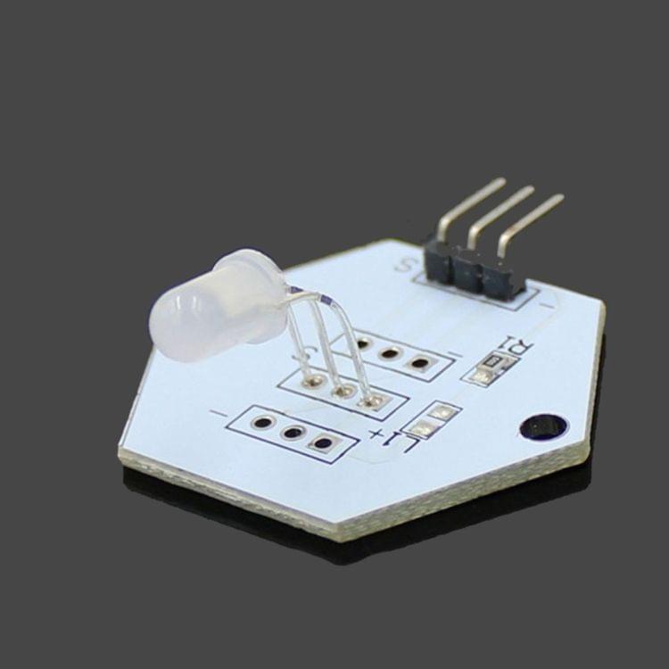 LDTR - 0011 5mm RGB LED Module Red / Green Two-color Common Cathode for Arduino - White