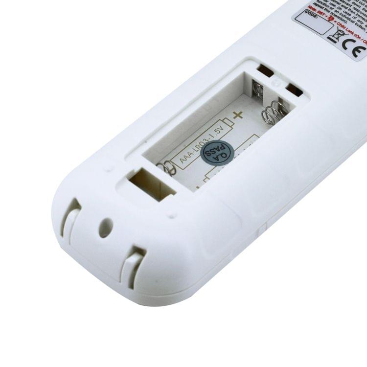 K-209ES Universal Air Conditioner Remote Control, Support Thermometer Function(White)