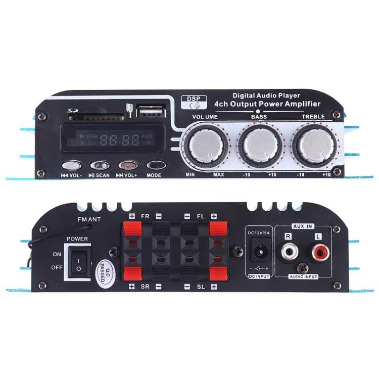 MA-500 Stereo Digital Play Power Amplifier with Remote Control, Support MP3 / SD / USB / FM / CD / VCD / MP3